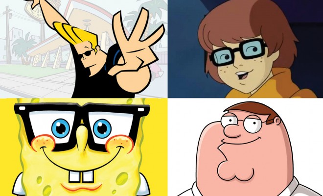 Cartoon Characters and Their Designer Brands of Eyeglasses